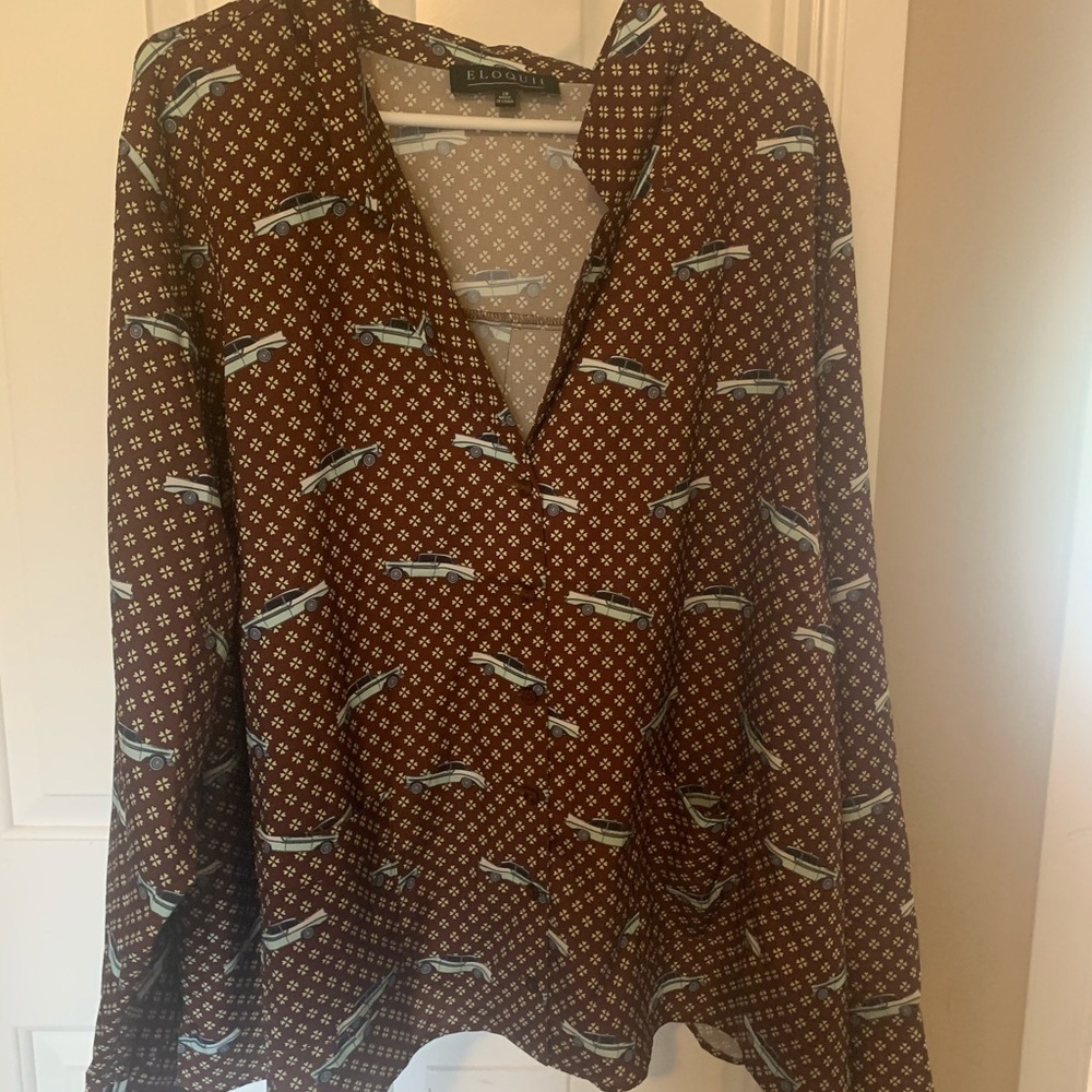 ELOQUII retro top!!!